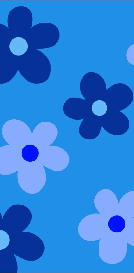 Blue flowers
