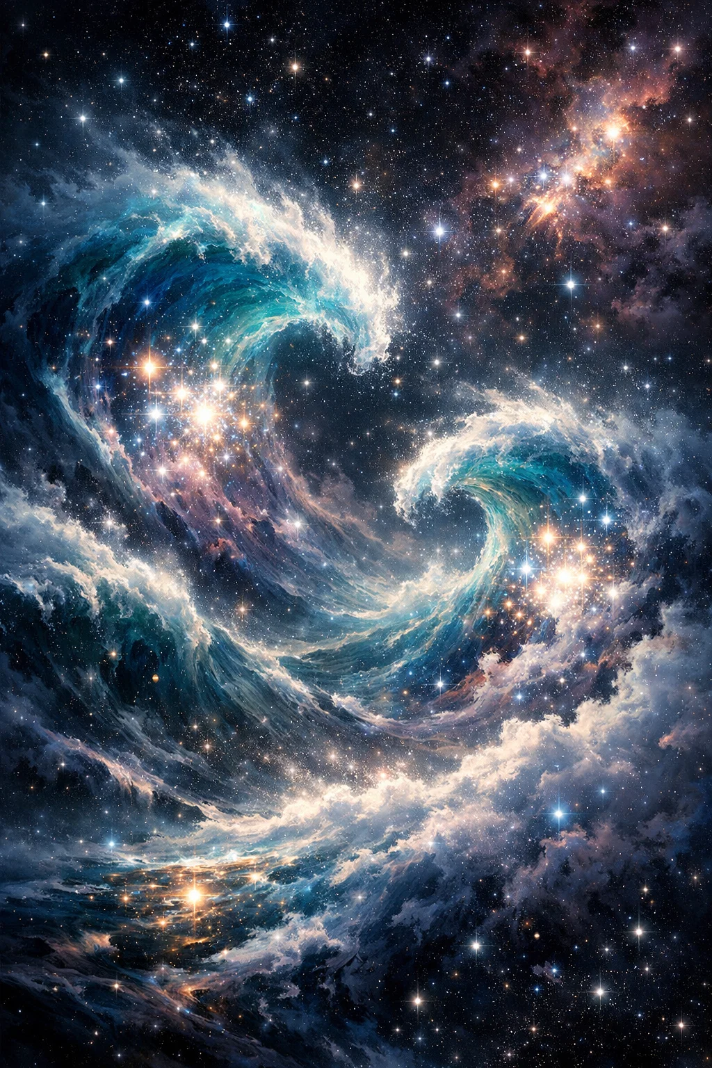 Vagues cosmiques dans un océan interstellaire