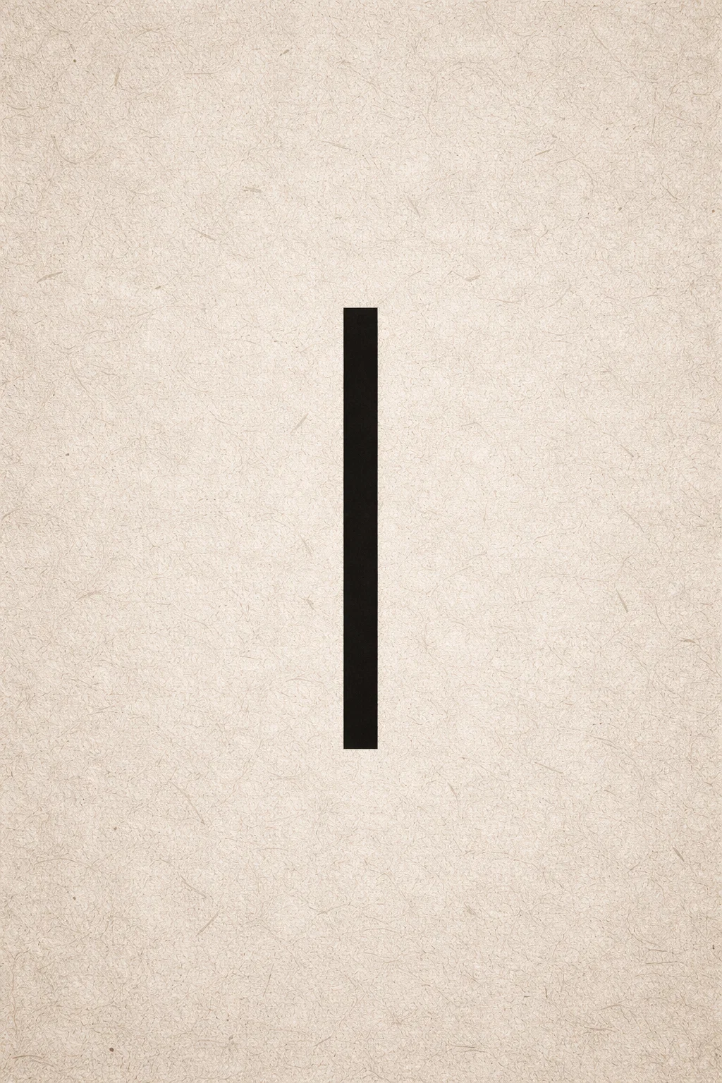 Ligne verticale noire
