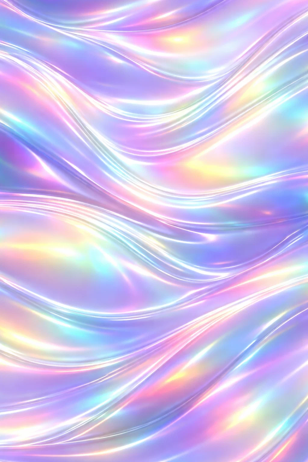 texture holographique, surface iridescente, dégradé pastel, reflet arc en ciel, texture futuriste, abstraction fluide, fond holographique, lumière douce, esthétique syn
