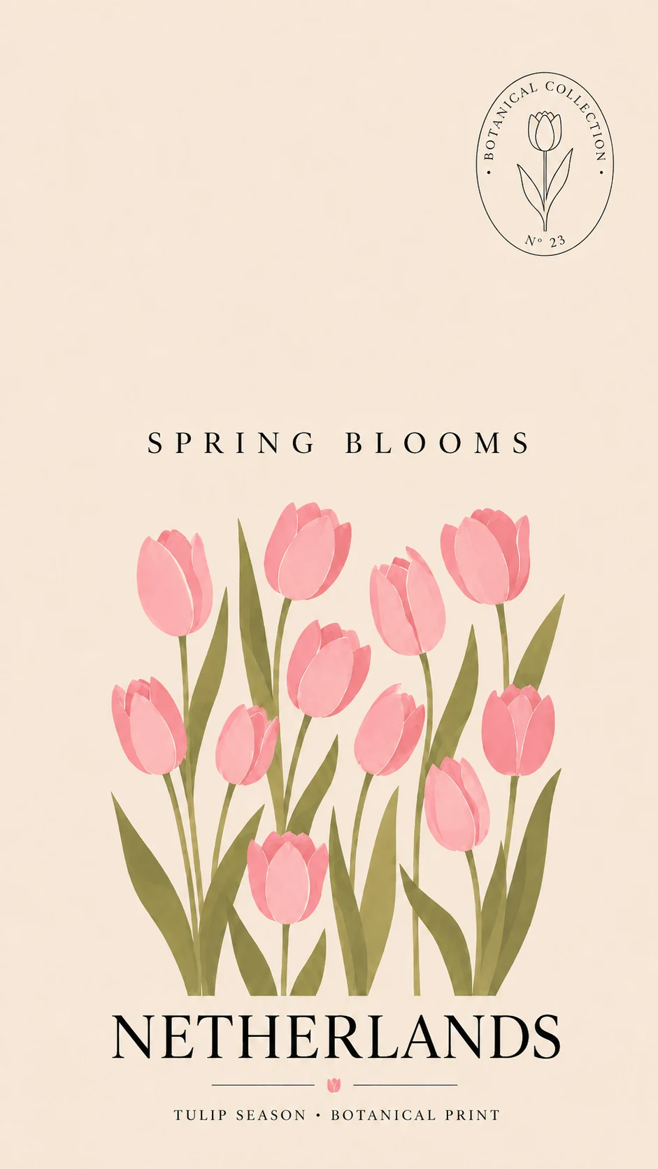 Tulipes spring Netherlands